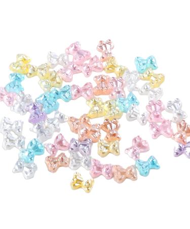 50Pcs Resin Nail Art Decorations 3D Cute Bear Nail Nail DIY Phone Cases Making Decor Crafting Nail Decor Nail Beads For Nail Art 3d Nail Decorations 3d Nail Nail Art Decorations