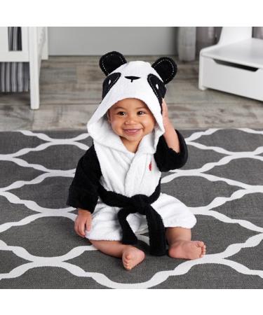 CuteOn Unisex Baby Kids Cartoon Animal Flannel Hooded Bathrobe Pajamas - 100% Panda Sleepwear | International Shipping - Buy Online on SooperMarket.com