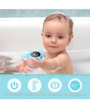 BabyElf Newborn Baby Digital Water Thermometer - Blue Fish Manta Ray - Buy Online on SooperMarket.com
