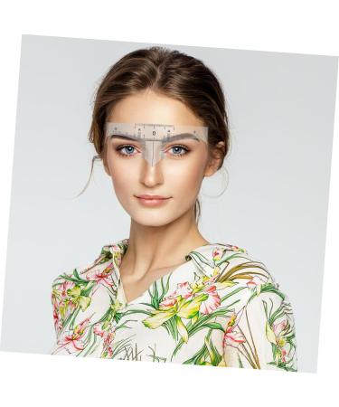 WOFASHPURET 10pcs Eyebrow Design Ruler Beauty Tools Brow Ruler Sticker Eyebrow Shape Face Ruler Measurer Shaping - Buy Online on SooperMarket.com