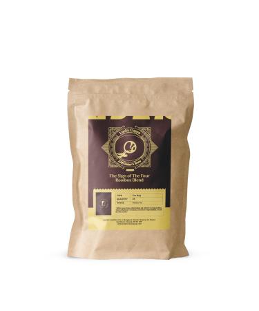 Lucky Cuppa's "221b Bakers Brew" Sign of The Four Rooibos Blend Tea Bag - Loose Leaf Tea - Decaf Rooibos Tea - Sherlock Tea Gifts - Tea Bags Individually Wrapped - 25