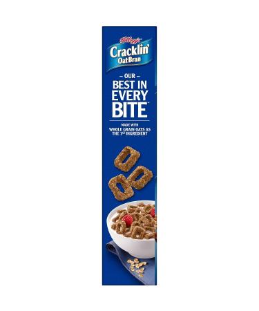 Kellogg's Cracklin' Oat Bran Cereal - High Fiber, 8 Vitamins & Minerals, Original Flavor - 16.5oz Box - Buy Online on SooperMarket.com
