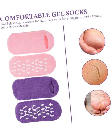 minkissy 6 Pairs Gel Socks Spa Vegetable Gel Commodity Miss - Buy Online on SooperMarket.com