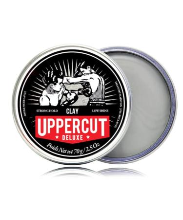 Uppercut Deluxe Clay for Men Matt Finish Matt sound with little shine for a natural look hair tone on wax and water -based for men 70g 70 g (1 Pack)