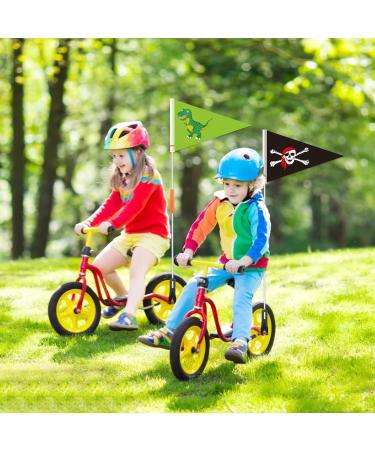 Shop Lets Joy 3-Piece Children's Bicycle Pimp Set | Safety Pennants & Accessories - Secure Your Kid's Ride! - Buy Online on SooperMarket.com