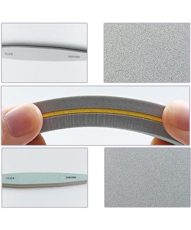 Nail Files 4 Pieces Nail Buffer Blocks Professional Double Sided Nail File 100/180 220/280 Grit for Acrylic Natural Gel Nails Polish Suitable for Home Nail Salon - Buy Online on SooperMarket.com