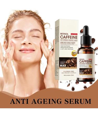 Caffeine Dark Circles Eye Serum Caffeine Serum For Anti Aging Caffeine Face Serum For Reduce Wrinkles Eye Bag Removal Serum Anti Wrinkle Serum Targets Eye Lines & Face Wrinkle 30 ml - Buy Online on SooperMarket.com