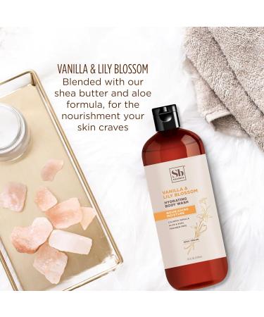 Soapbox Vanilla & Lily Blossom Body Wash 16oz (Pack of 3) - Moisturizing Cleanser with Aloe Vera & Shea Butter | Paraben, Gluten, Silicone Free - Vegan & Cruelty-Free - Buy Online on SooperMarket.com