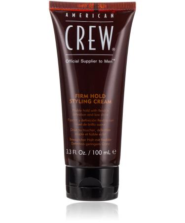 Men's Hair Styling Cream by American Crew  Like Hair Gel with Firm Hold with Low Shine  3.3 Fl Oz Natural 3 Fl Oz (Pack of 1)