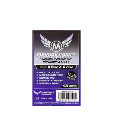 Mayday Games 7076 Usa Boared Game Sleeves, Dark Purple
