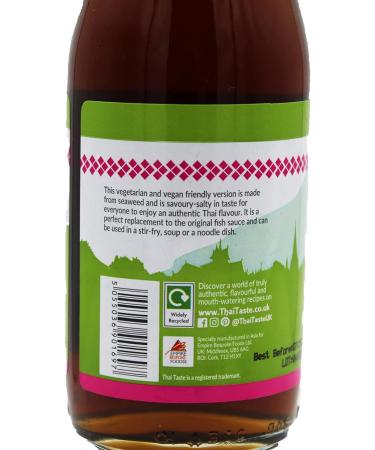 Thai Taste Vegan Fish Sauce (Nam Pla Jey) 180ml - Pack of 1 - Buy Online on SooperMarket.com