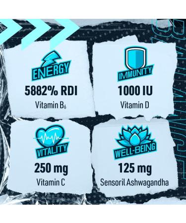 Blue Star Nutraceuticals VITALITY FOR MEN - Multivitamin & Mineral formula for Men who workout w/Ashwagandha and B-vitamins - Energy You ll Notice - 90 Veggie Capsules - Buy Online on SooperMarket.com