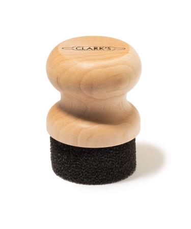 CLARK'S Cutting Board Oil & Wax Applicator - Round Wood Applicator for Food Grade Mineral Oil Cutting Board, Butcher Blocks, Bamboo, and Utensils  USA Maple Construction