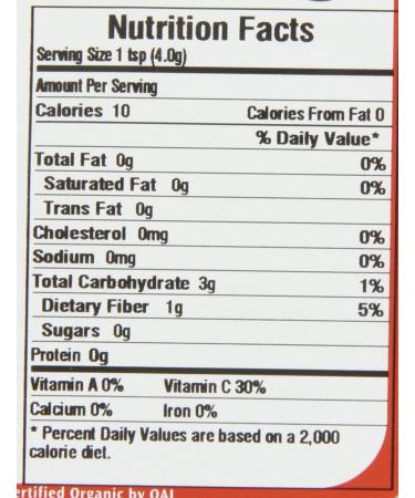 Certified Organic Frontier Orange Peel Granules - 16oz Bag - Buy Online on SooperMarket.com