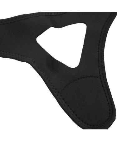Anti Snoring Chin Strap - Black Soft Rubber Head Band for Women | Stop Snoring All Night - Buy Online on SooperMarket.com