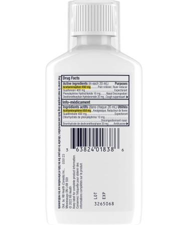 Mucinex Multi Action Liquid - Congestion Cold & Cough Solution - Buy Online on SooperMarket.com