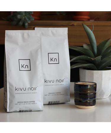 Kivu Noir Specialty Fair Trade Red Bourbon Arabica Espresso Roast Coffee - 453g Pack - Buy Online on SooperMarket.com