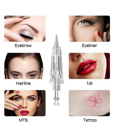 Whalrace PMU Needles 10 PCS - Safe and Disposable Microblading Needles for Eyebrows, Eyeliners, Tattoo, Lip Tinting - 1RL/1P - Buy Online on SooperMarket.com