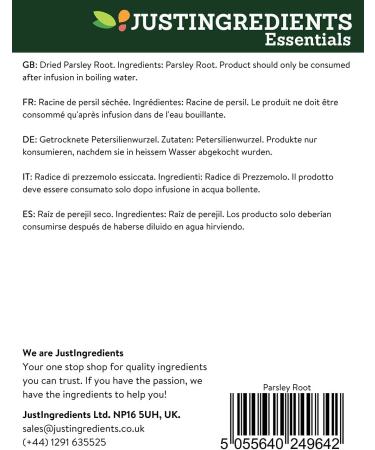 JustIngredients Essentials Parsley Root 500 g - Buy Online on SooperMarket.com