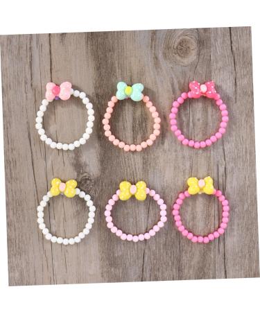 Ibasenice 6 Pcs Children's Arch Bracelets - Candy-Colored Loop Bracelets for Kids | Nausea Relief & Princess Accessories - Buy Online on SooperMarket.com