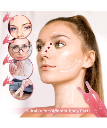 Rcool Gua Sha Facial Tool - Pink Gua Sha Massage Tool for Face Nose & Body | Relieve Puffiness & Tension Ideal for Rhinitis Relief - Shop Internationally - Buy Online on SooperMarket.com
