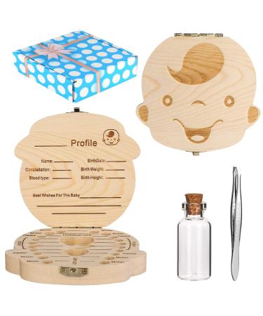 Tooth Box,Personality Baby Teeth Box Tooth Saver Design for Kids Deciduous Teeth Collection Boy