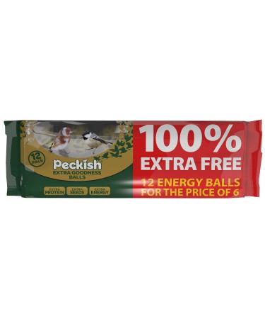 Peckish Extra Goodness Energy Ball 6 + 100% Extra Free 840.00 g (Pack of 1) Single