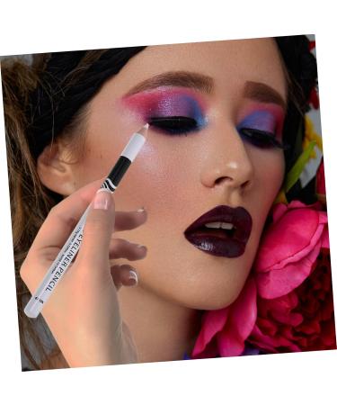 Gogogmee 40 Pcs Lying Silkworm Eyeliner White Makeup Pencil Make up Eyeliner Pen Makeup Eyeliner Wooden Pole - Buy Online on SooperMarket.com