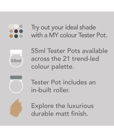 Johnstone's Colour Tester Pot 55ml - Luxurious Durable Matt - Tan Your Hide - Buy Online on SooperMarket.com