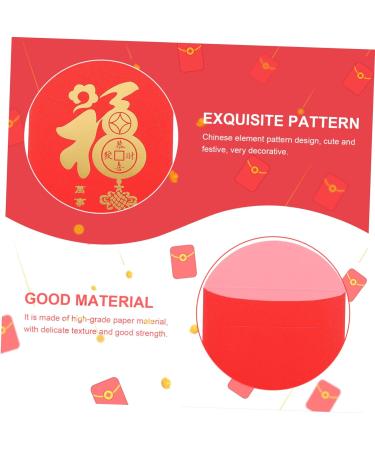 ABOOFAN 50 Pcs Large Holiday Red Envelope Pocketbook Red Gift Envelopes Rabbit Year Hong Bao New Year Red Packet Hongbao Red Packet Spring Festival Red Packet Paper China Chinese Zodiac - Buy Online on SooperMarket.com