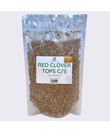 Herb To Body Red Clover Tops C/S | Cut & Sifted | Trifolium Pratense | Wildcrafted | 4oz