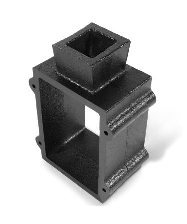 Deecaray Black Cast Iron Flask Mold Holder 2 Pieces, Suitable for Sand Casting Metal, Jewelry and Casting Tools