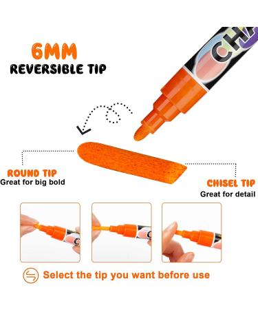 Pincelma 13 Pack Liquid Chalk Markers - Chalkboard and Glass Board Pens with 8 Labels - Ideal for Chalkboard Signs, Windows, Bistros - Buy Online on SooperMarket.com