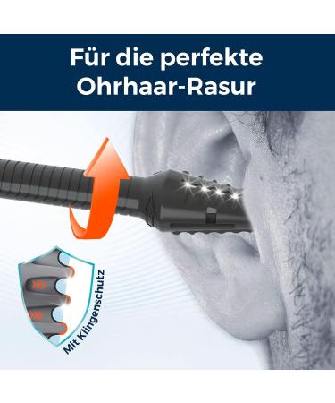 Silkslide Pro Ohrhaar Razierer - Sanfte & sichere Ohrenhaaren Entfernung | Hygienisch waschbare Solingen Klingen | Made in Germany - Buy Online on SooperMarket.com