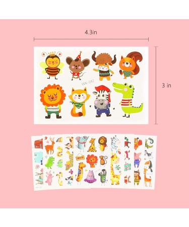 PHOGARY Animals Theme Temporary Tattoos - 200 Pieces, Waterproof Body Art for Kids - Buy Online on SooperMarket.com