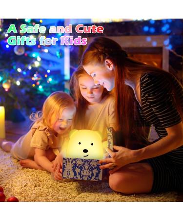 Buy Children's Night Light - 9 Colors & 3 Modes Silicone Touch & Remote Control USB Charging - Perfect Baby Lamp for Kids' Room - Buy Online on SooperMarket.com