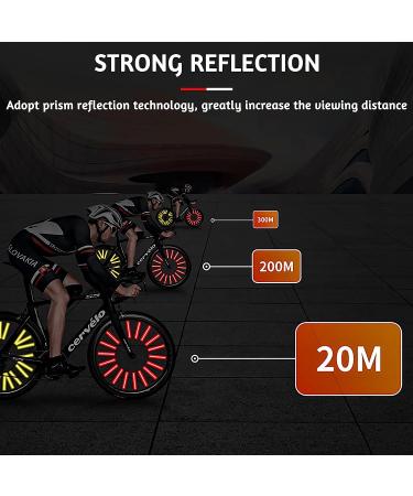 Inheming 48 PCS Bike Spoke Reflectors - Decorative Wheel Wraps for Kids Road & Mountain Bikes - Buy Online on SooperMarket.com