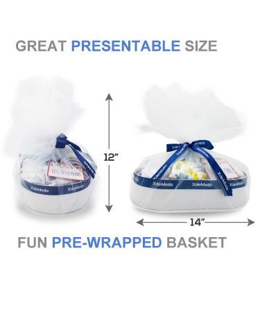Elephant Theme Newborn Gift Basket for Boys or Girls - Baby Shower Essential Bundle with Registry Must-Haves and Card Included - Buy Online on SooperMarket.com
