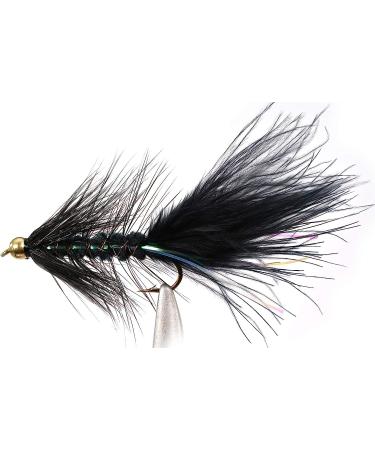 Region Fishing Wooly Bugger Streamer Assortment | Mustad Signature Fly Hooks | Trout and More | 12ct | Hooks #6-8 - Buy Online on SooperMarket.com