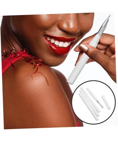 4pcs Double-ended Silicone Lip Liner & Scrubber Set - Portable Makeup Tools for Perfect Lips | Multi-use Lip Brush & Accessories for Women - Buy Online on SooperMarket.com