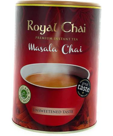 Royal Chai Cardamom Unsweetened 400g and Masala Unsweetened 400g - Premium Instant natural Tea - Buy Online on SooperMarket.com