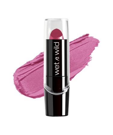 wet n wild Silk Finish Lipstick| Hydrating Lip Color| Rich Buildable Color| Retro Pink