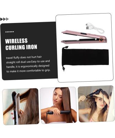 FOYTOKI Curling Iron Hair Curler Mini Curler Mini Hair Curling Wand Cordless Hair Curler Abs Golden 21X4X3.5CM Golden - Buy Online on SooperMarket.com