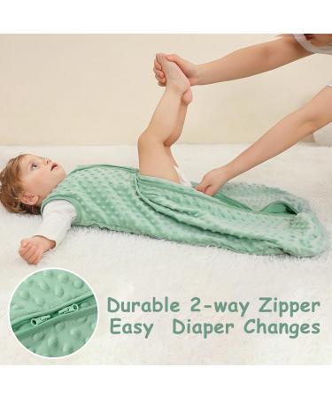 Looxii 1.5TOG Cotton Baby Sleeping Bag | Soft Newborn Sleepsack for Boys and Girls 12-18 Months | Grey & Green - Buy Online on SooperMarket.com