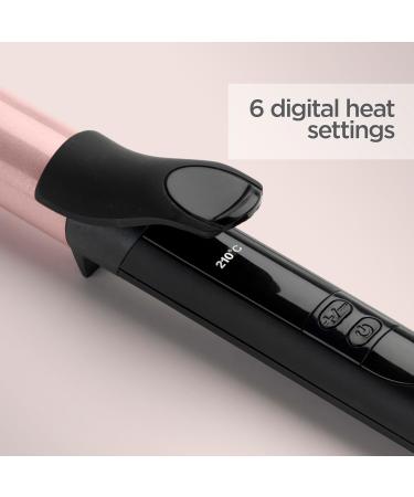 BaByliss Rose-Quartz 25mm Curling Tong Ceramic Hair Curler for Long and Short Hair Styling - Buy Online on SooperMarket.com