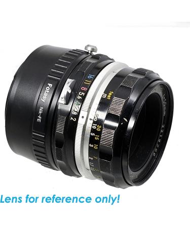 Fotasy Manual F Mount Lens to E-Mount Adapter for Nikon to Sony Alpha Cameras - Buy Online on SooperMarket.com