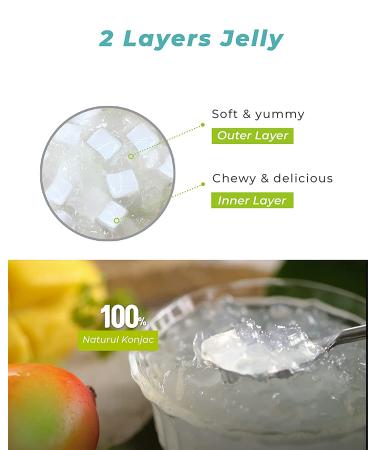 Jadamsun Body Loves Konjac Jelly (Apple  10pc) - Korean Low Calorie Healthy Fruit Smoothie. Sugar Free Asian Snack for Diet. - Buy Online on SooperMarket.com