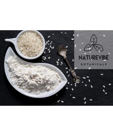 Naturevibe Botanicals Organic White Rice Flour - 2lbs | Non-GMO & Gluten Free | Ideal for Cooking & Baking | 32oz | Packaging May Vary - Buy Online on SooperMarket.com