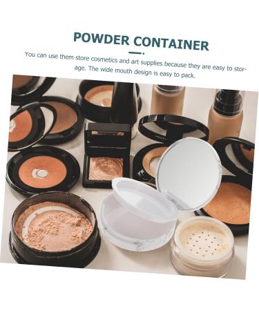 HAPINARY 4 Pcs Storage Box Refillllable Powder Case Face Powder Case Cosmetic Powder Container - Buy Online on SooperMarket.com