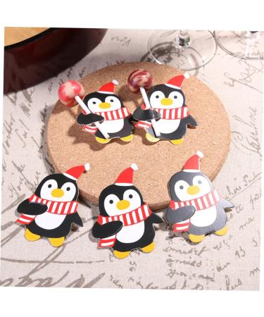 Warmhm 300 Pcs Lollipop Decoration Paper Message for Candy Cartoon Paper for Lolipop Christmas Paper Card - Buy Online on SooperMarket.com